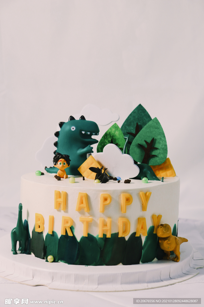 卡通蛋糕 男孩蛋糕 恐龙蛋糕
