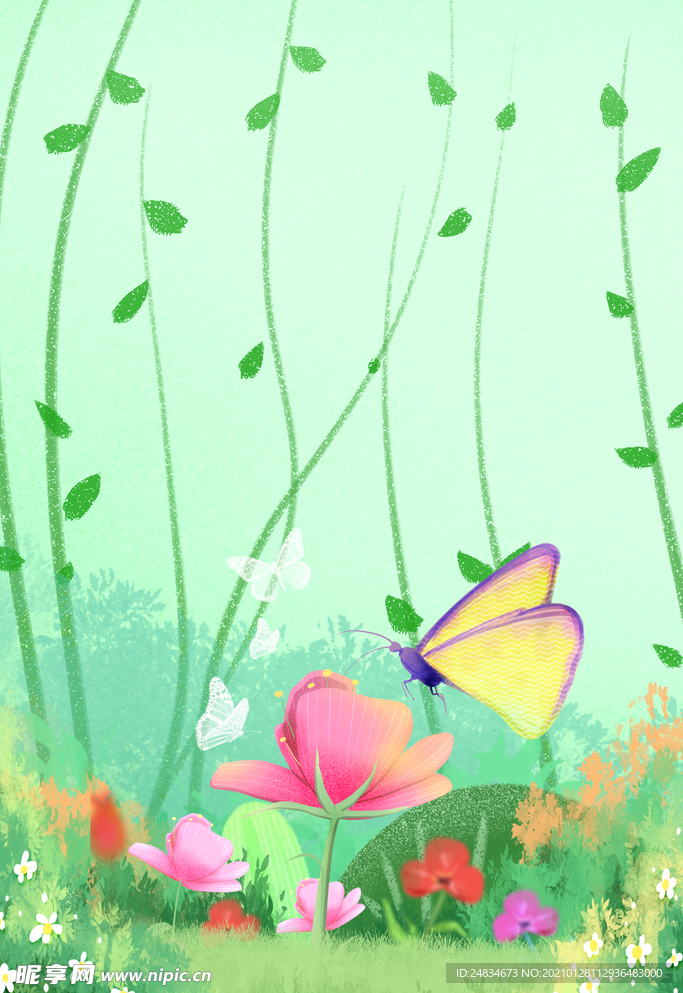 春天插画