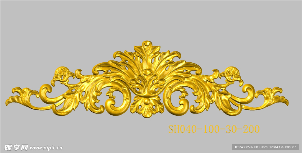 3D装饰花SH040.dwg