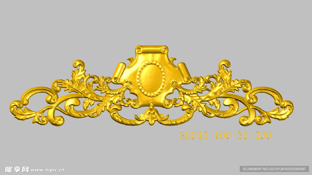 3D装饰花SH042.dwg
