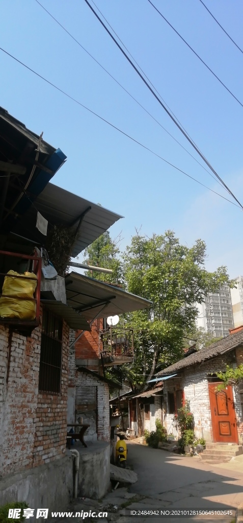 汉中 城市 老街道 民居 景观