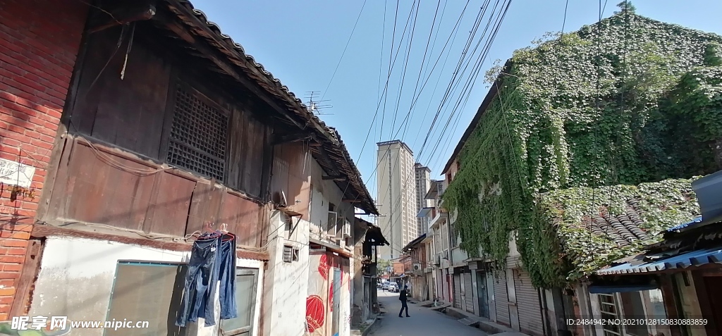 汉中 城市 老街道 民居 景观