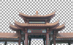 免扣 中式门头