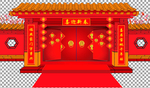 中式门头