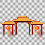 中式门头