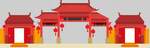 免扣 中式门头