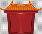 免扣 中式门头