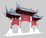 中式门头