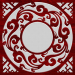 屏风 图案
