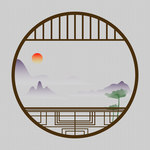 屏风 图案