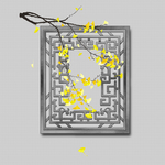 屏风 图案