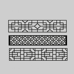 屏风图案
