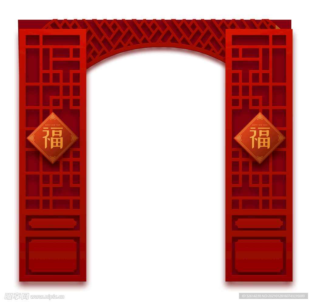 门psd分层素材