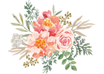 水彩鲜花