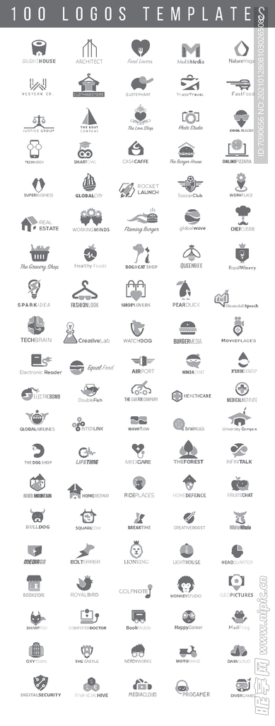 100个优秀图形logo