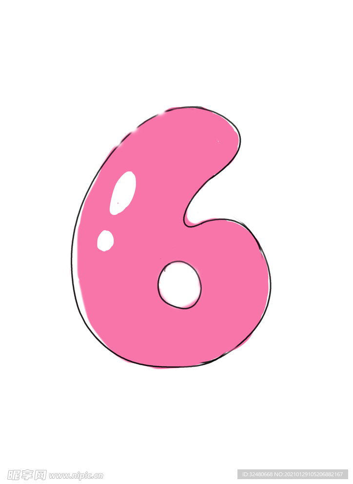 马卡龙数字
