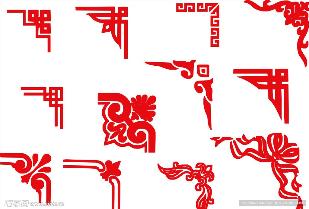 中式传统边框 中式古典 中国风