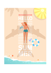 夏日度假海报