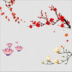 古风梅花素材