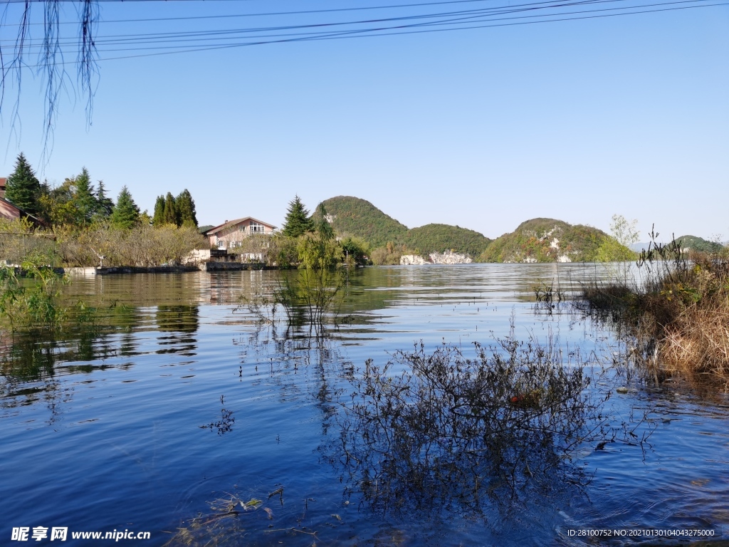 湖面风光