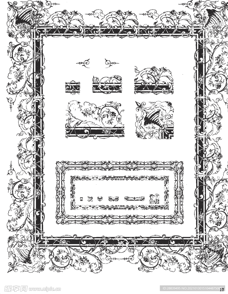 矢量边框