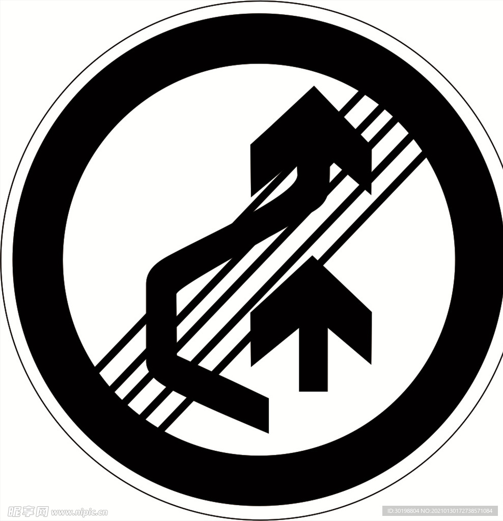解除禁止超车图标