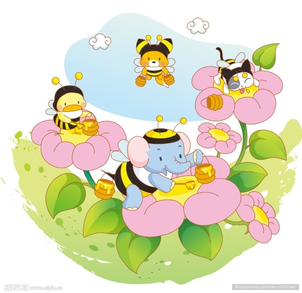 动物合影 上贰拾贰