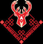NBA官方雄鹿新年款衣服印花