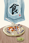 厨房插画