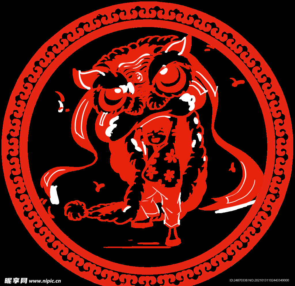 国风剪纸