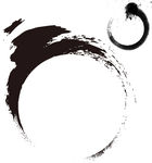 中国风墨迹