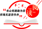 阅读室文化墙   校园文化