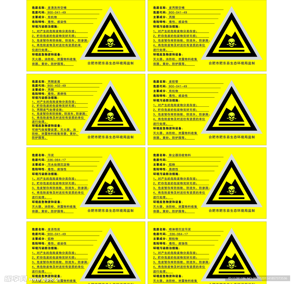 危险废物牌
