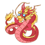 红色喜庆新年龙