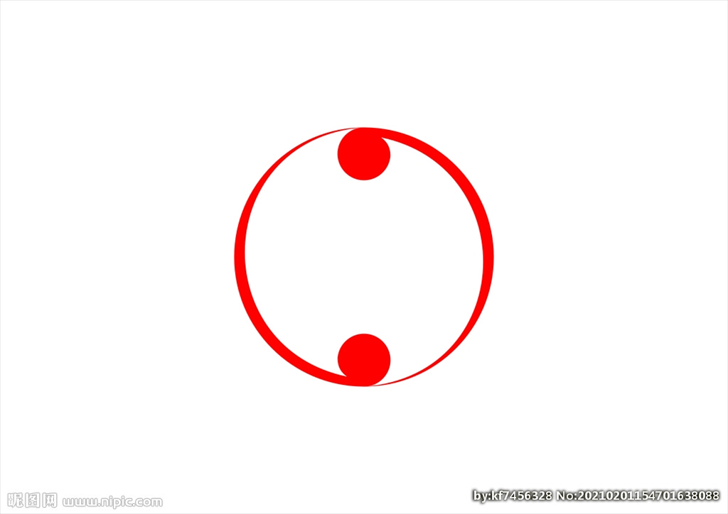 传统素材边框中式圆圈