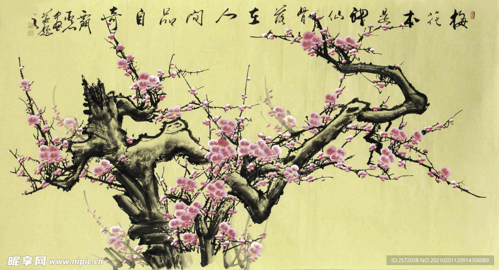 梅花本是神仙骨