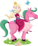 骑马的公主