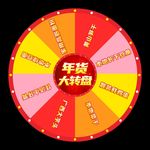 公司企业年会转盘超市抽奖活动