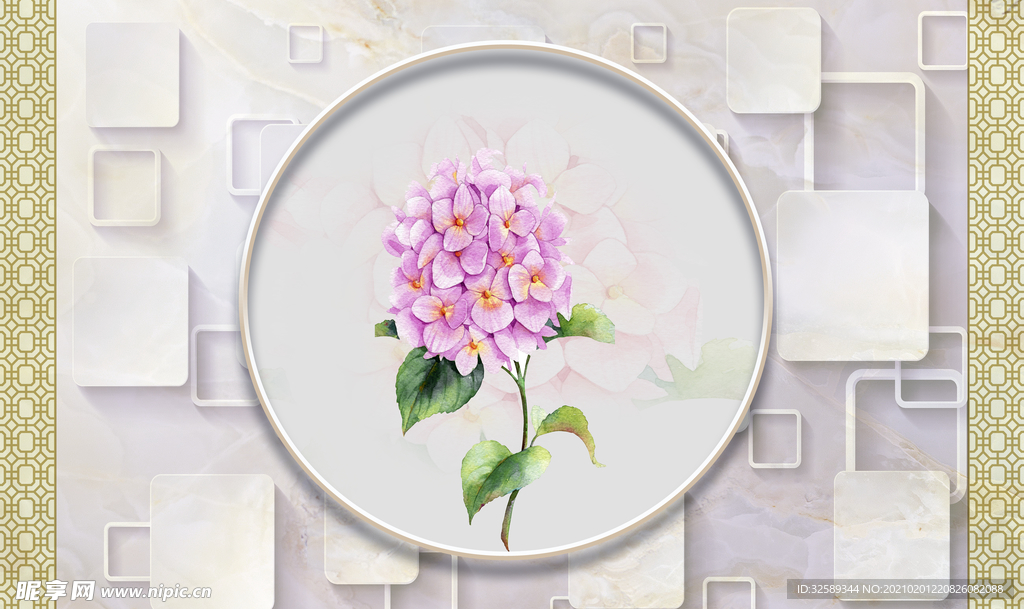 花朵背景墙