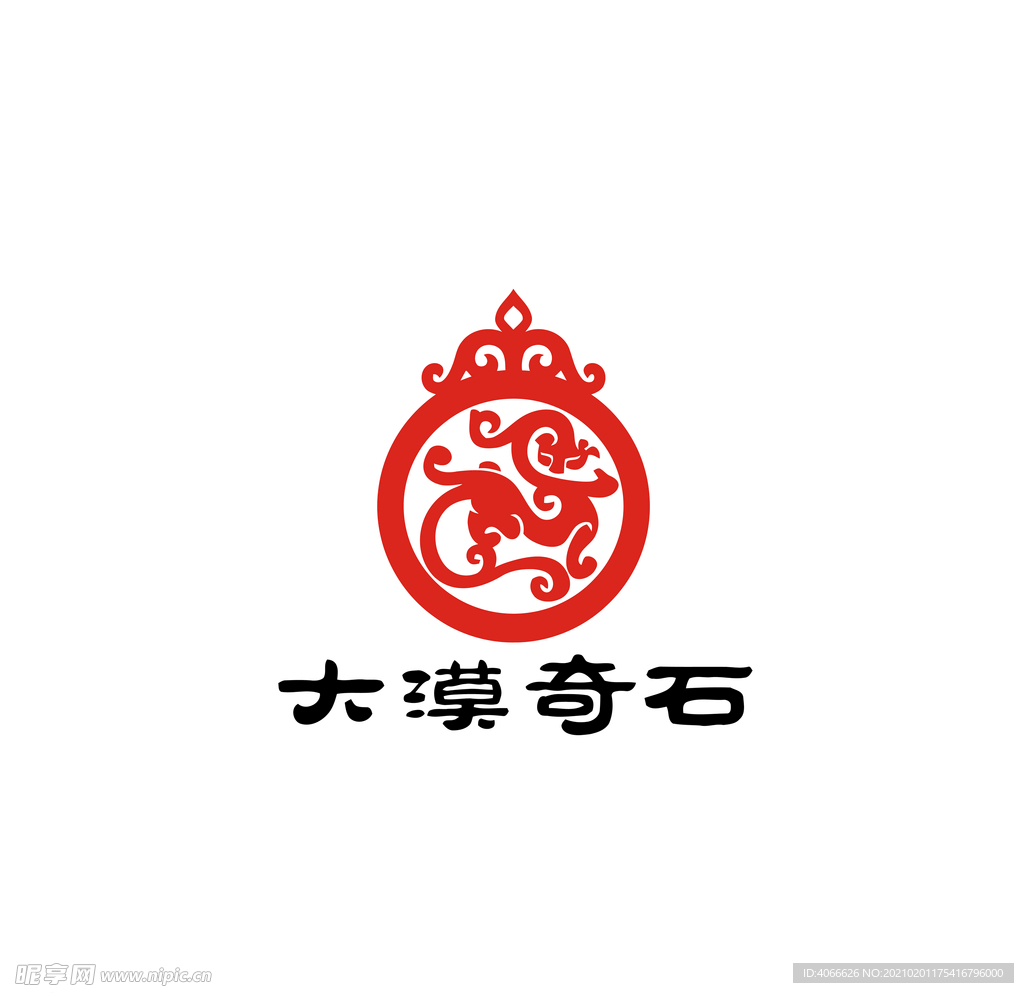 龙牌玉石标志
