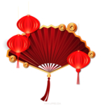 新年春节扇子