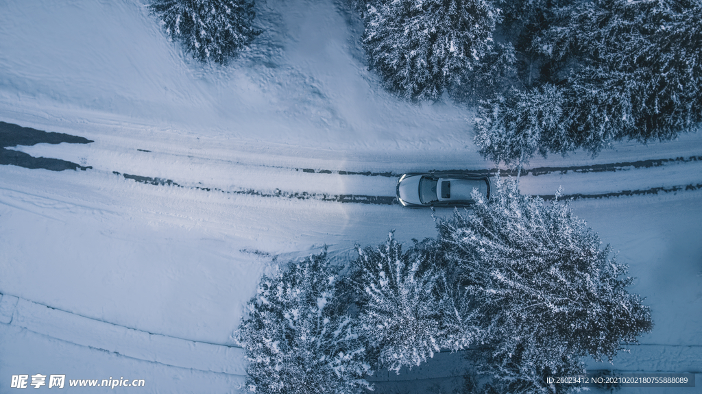 上帝视角公路汽车