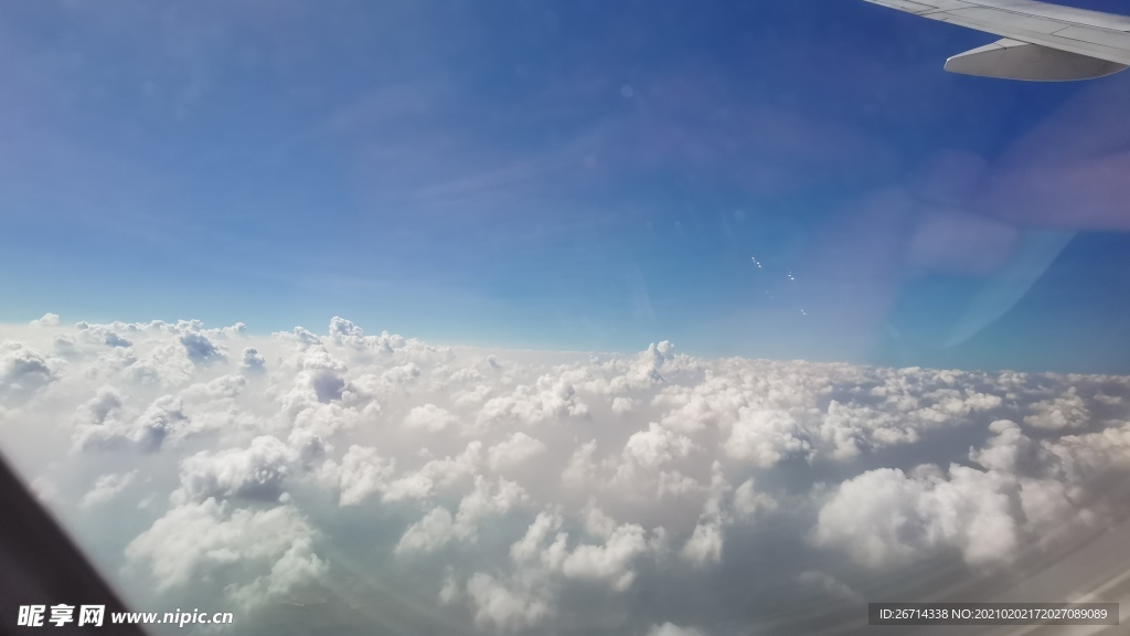 云层 飞机 云海 云端 天空