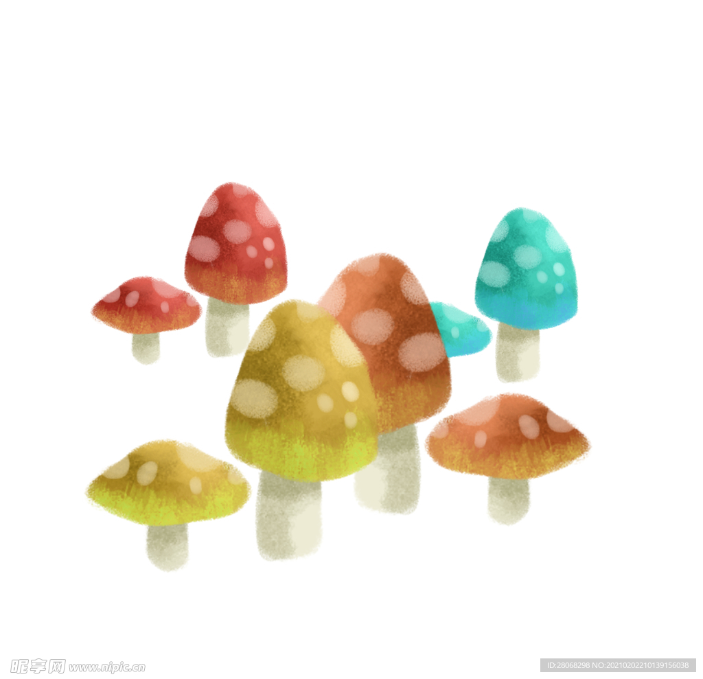 植物蘑菇元素