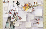 静背景墙