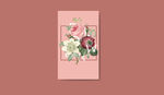 穿插字花海报
