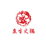 渔牛火锅标志