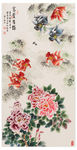 花开牡丹  手绘