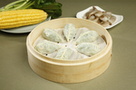 美食蒸饺摄影图