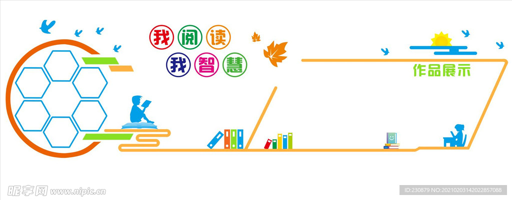 阅读展板